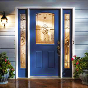 Taylor Blue Entry Door