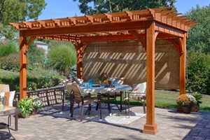 Cedar Deck Pergola