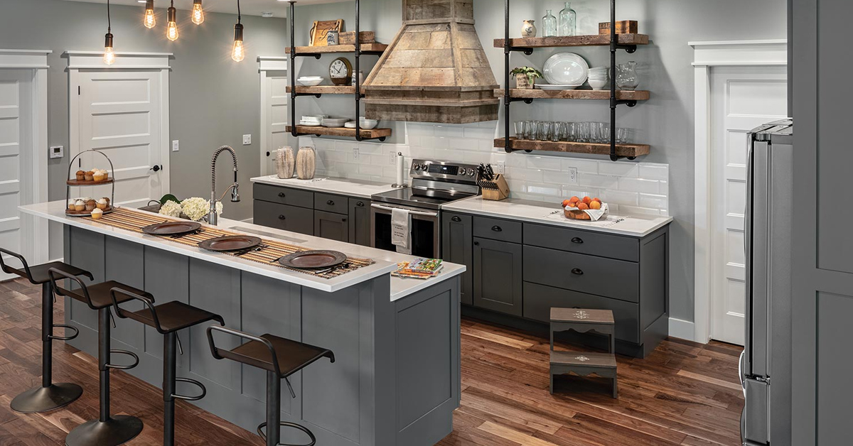 5 Farmhouse-Style Kitchens With Wood Cabinets