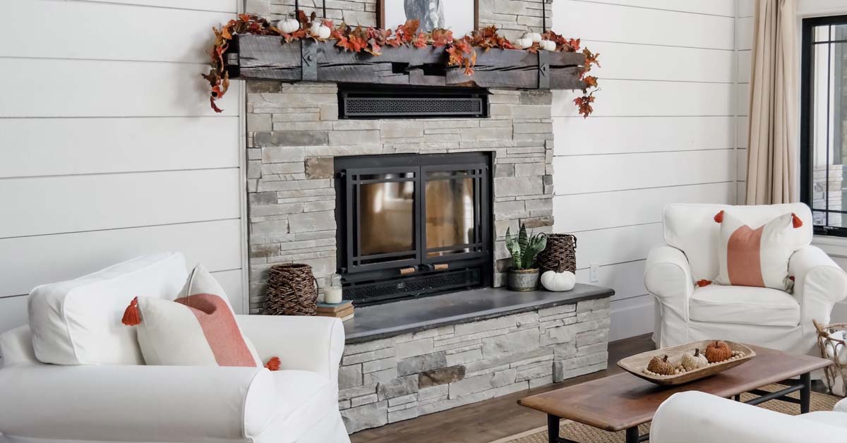 Fireplace Stone Accents